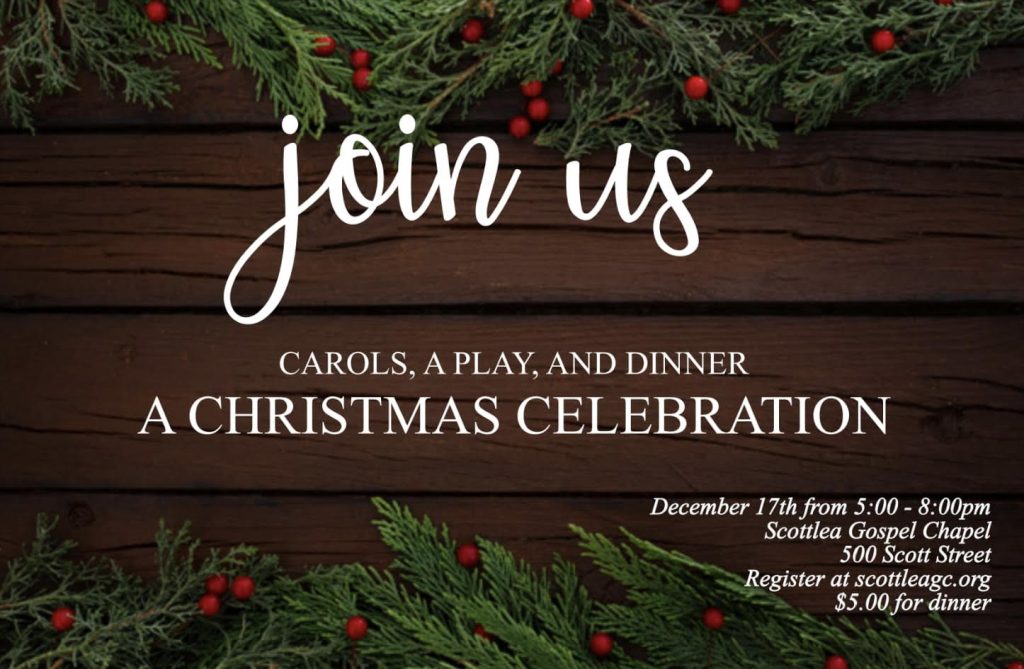 Scottlea Christmas flyer